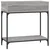 Konzolni stol siva boja hrasta 75x34,5x75 cm konstruirano drvo