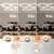 LED prigušiva stropna svetiljka HEXAGON LED/570W/85-265V 5000K CRI 90 IP54 bela