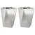 Sadilica 2 pcs Srebrno 50 x 50 x 75 cm Nehrđajući čelik