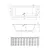Plane kada 170x75cm set