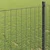 Vidaxl Evropska ograja Siva 1,4 x 10 m PVC prevlečen železo