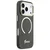 Guess IML Script kovinski ovitek MagSafe za iPhone 17 Pro črne barve