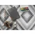 Decormat PVC podloga Sivi geometrijski vzorec 120x180 cm