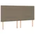 Vidaxl Posteljni okvir brez vzmetnice taupe 160x200 cm blago