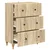 Ormar s ladicama Hrast sonoma 66 x 34,5 x 90 cm