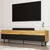 HANAH HOME TV polica Sign Black Oak