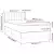 Vidaxl Box spring postelja z vzmetnico krem 80x200 cm blago