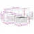 Set vanjskih sofa 5 pcs Prirodna i krem Čvrsto drvo akacije