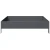 vidaXL Visoka greda antracit 100x100x26 cm jeklo