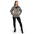 GymBeam Women‘s Puffer Jacket Vetiver/Black