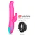 Happy Loky Pluto Rabbit Vibrator & Rotator Watchme Wireless Technology Compatible Pink