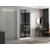 Hanah Home ormar sa reflektujućim staklom Nisa 20636, 90 cm, beli