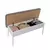 Hanah Home Trpezarijska klupa Vina Bench 110x48x40cm Belo-Lavanda