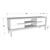 Hanah Home TV komoda Eslem, 120x43.6x29.6 cm, Hrast