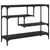 Konzolni stol crni 100 x 30 x 75 cm od konstruiranog drva