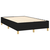 Okvir za krevet s oprugom crni 120 x 200 cm od tkanine