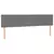 vidaXL Box spring postelja z vzmetnico LED temno siva 160x200 cm blago