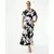 Mexx Ženska suknja MF007401361W, Midi, Belo-crna