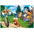 Dino miki sportista, puzzle set 2x77 delova ( 11016 )
