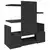 Organizator za stol crni 49 x 20 x 52,5 cm konstruirano drvo