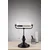 Opviq Stona lampa Banker, Crno-bela