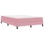 Vidaxl Postelja boxspring z vzmetnico Roza 140 x 190 cm Žamet