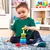 shumee TG50038 Montessori piramidni sortirni stolp leseni bloki