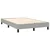 Vidaxl Box spring postelja z vzmetnico LED sv. siva 120x200 cm blago