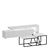 Hanah Home Set TV Komoda i klub sto Beli
