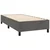 vidaXL Box spring postelja z vzmetnico temno siv 90x190 cm žamet
