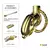 Sevanda Outlaw Urethral Sounding Chastity Cage Gold