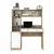 Hanah Home Radni sto i polica za knjige, Beli
