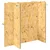 Osnovica za terarij s policom Smeđa 60 x 30 x 50 cm OSB