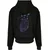 Mens Grid Head Butterfly Oversize Hoody black