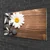 tulup.si Slika na akrilnem steklu Daisy latice rastlin 120x60 cm 4 obešalnika