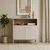 Hanah Home komoda Palmer, 80 cm, peščar / hrast Sapphire