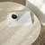 Hanah Home Klub sto Rock, 105x35x65 cm, Krem