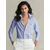 Polo Ralph Lauren Bluza HEIDI, modra, bela