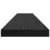 Police za knjige 4 pcs Crna 60 x 10 x 1,5 cm Konstruirano drvo