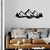 Wallity Zidna dekoracija Nino, 68,5x23,5cm, Crna