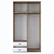 Hanah home Ormar 120x216,8x42,5cm Orah