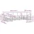 Set vanjskih sofa 7 pcs Bijela i bež