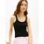 Tommy Jeans Top črna