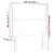 Vidaxl Vzglavje postelje modro 100x5x118/128 cm blago