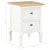 vidaXL Nočna omarica 2 kosa MDF 35x30x49 cm bela