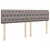 Vidaxl Box spring postelja z vzmetnico taupe 180x200 cm blago