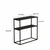 HANAH HOME Polica Oslo Black