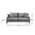 Atelier del Sofa Dvosed Papira Sivi