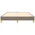Greatstore Box spring posteljni okvir taupe 140x190 cm blago
