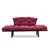 Atelier del Sofa Dvosed na razvlačenje Nitta 155x85x70cm Bordo